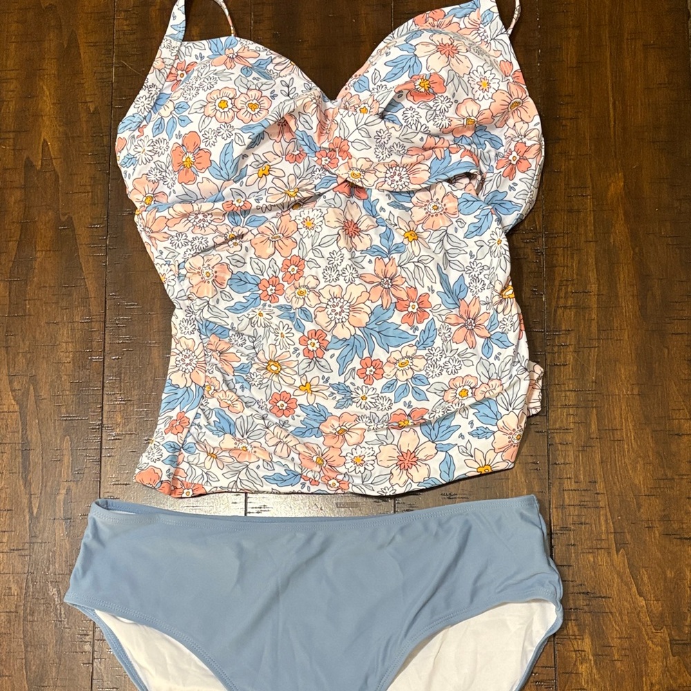 Floral Print Women's Swimwear Set